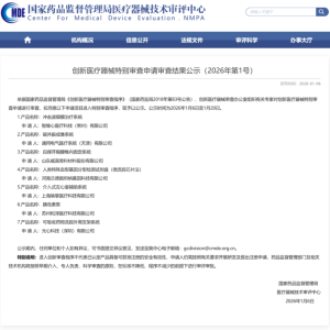 2026首批创新医械名单公布：顶尖医疗器械创新，为何不再是企业的“单打独斗”？ ...